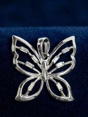 Sterling Silver Butterfly Pendant by Tradition